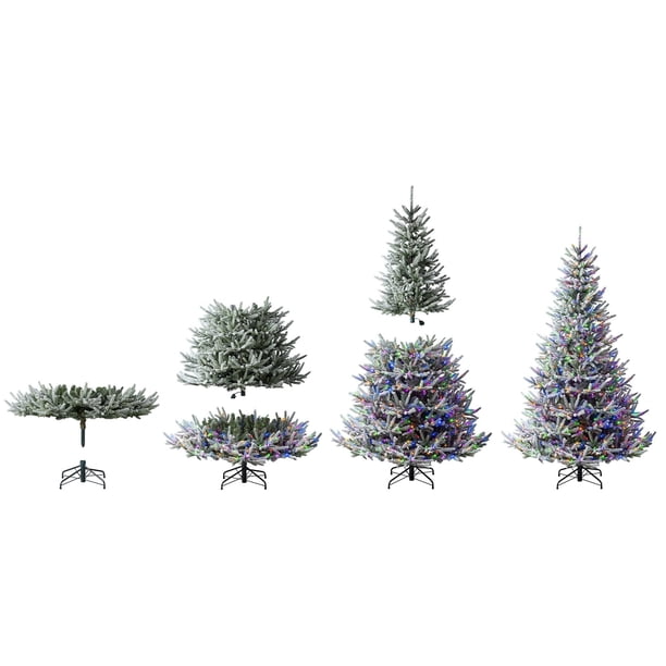 Member's Mark 7.5' Pre-Lit Snowy Georgia Christmas Tree - Samsclub.com