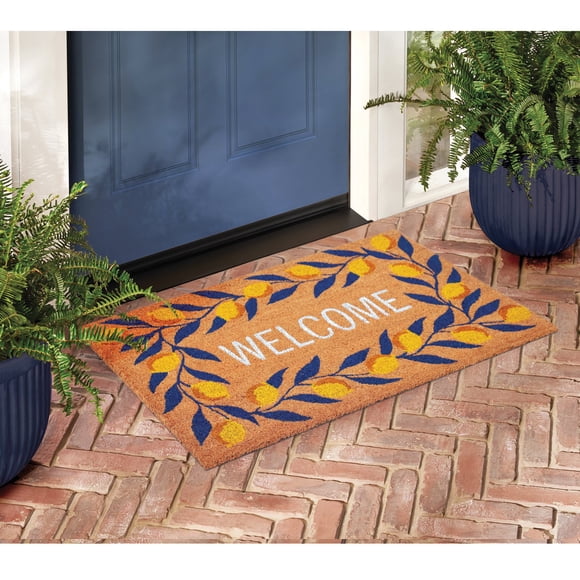 Member's Mark Lemons Coir Doormat, 23" x 35"