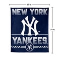 thumbnail image 7 of Logo Brands New York Yankees 60"x70" Super Plush Blanket, 7 of 7