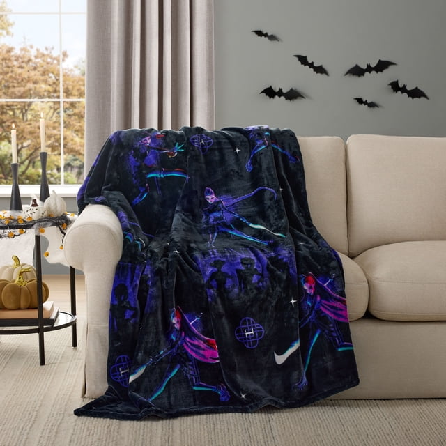 Licensed Characters Adult Halloween Silk Touch Throw Blankets, 60" x 70"