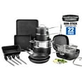 thumbnail image 2 of Granitestone 22-Piece Non-Stick Aluminum Cookware Set with Utensils, 2 of 12
