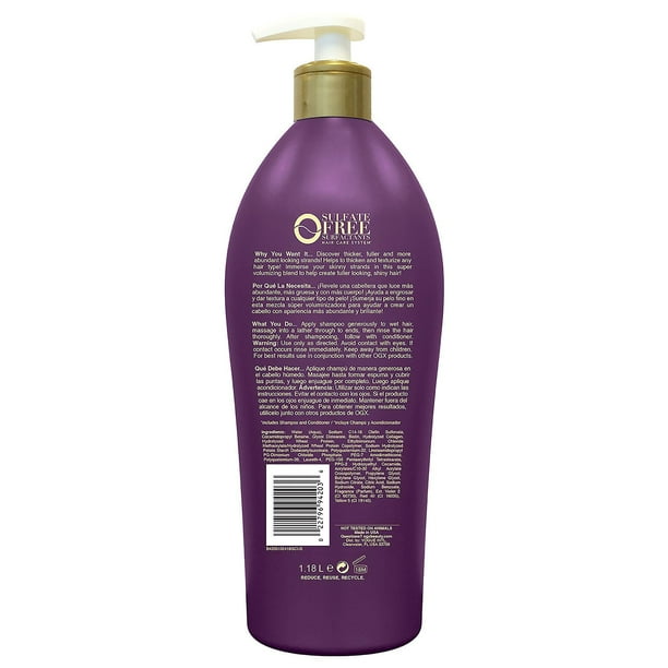 OGX Thick & Full + Biotin & Collagen Shampoo, 40 fl. oz