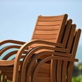thumbnail image 5 of Amazonia Logan Outdoor Dining Set Teak Finish, Choose Size, 5 of 17