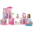 thumbnail image 2 of Barbie Dreamhouse Dollhouse, 2 Pools, 2 Slides, 2 Houses, Elevator & 65+ Accessories, 2 of 6