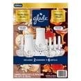 thumbnail image 1 of Glade PlugIns Scented Oil, Air Freshener, Vanilla Bean Brulee & Midnight Maple, 2 Warmers + 6 Refills, 0.67 oz. each, 1 of 8