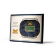 thumbnail image 1 of YouTheFan Michigan Wolverines 17"x13" 3D 5 Layer Stadium View Wall Art, 1 of 5
