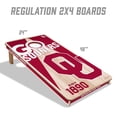 thumbnail image 5 of YouTheFan Oklahoma Sooners 2'x4' Cornhole Board Set, 5 of 6