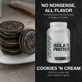 thumbnail image 3 of RAW Nutrition 26g Whey Isolate Protein Powder, Cookies and Cream, 1.97 lbs., 3 of 7
