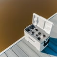 thumbnail image 7 of Igloo 25 QT Marine Ultra Ice Chest Cooler, White and Gray, 7 of 21