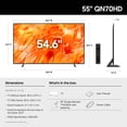 thumbnail image 3 of SAMSUNG 55” Class QN70H Series Neo QLED Mini LED 4K UHD Vision AI Smart Tizen TV, 3 of 9