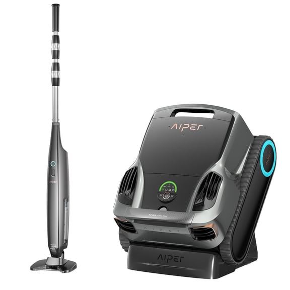 Aiper Scuba X1 Pro Max Robotic Pool Cleaner & PilotFlow X1 Handheld Vacuum Bundle