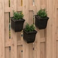 thumbnail image 3 of Mayne Valencia 8" Wall Mount Planter, Set of 3, 3 of 10