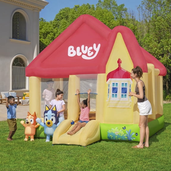 Bluey’s Kids Inflatable Mega Bouncy House with Slide