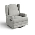 thumbnail image 1 of Storkcraft Serenity Wingback Upholstered Recline Glider (Choose Your Color), 1 of 9