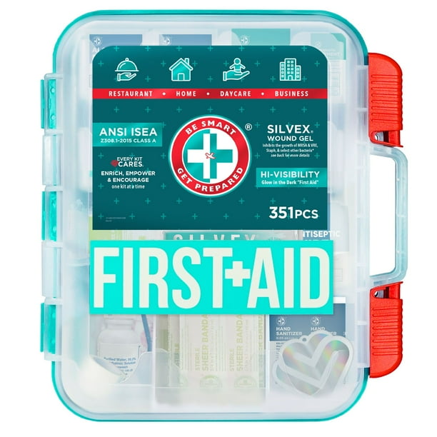 Be Smart Get Prepared First Aid Kit OSHA/ANSI, 351 ct. - Samsclub.com