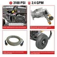 thumbnail image 9 of SIMPSON MegaShot 3100 PSI at 2.4 GPM KOHLER RH265 Premium Gas Pressure Washer, 9 of 11