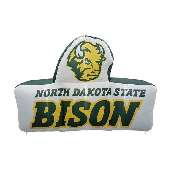 Logo Brands North Dakota State Bison Pre-Lit 7’x10’ Team Inflatable