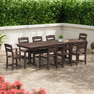POLYWOOD Gulf Shores Patio Dining Set, 9pc