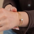 thumbnail image 7 of 1.46 CT. Emerald Cut Lab Created Diamond Bracelet in 14K Gold, 7 of 9