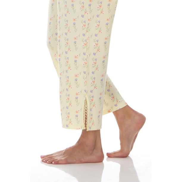 Flora Nikrooz 2 Piece Short Sleeve Capri PJ Set - Samsclub.com
