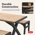 thumbnail image 7 of Keter Porto Resin Outdoor Picnic Table Furniture Set, 3pc, 7 of 16
