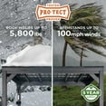 thumbnail image 4 of Backyard Discovery Stonebridge Steel Gazebo, Choose Size, 4 of 13