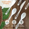 thumbnail image 4 of World Centric Compostable TPLA Ribbed Forks, 6", 250 ct., 4 of 9