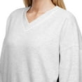 thumbnail image 4 of Express Women's V-Neck Pullover Sweatshirt, 4 of 6