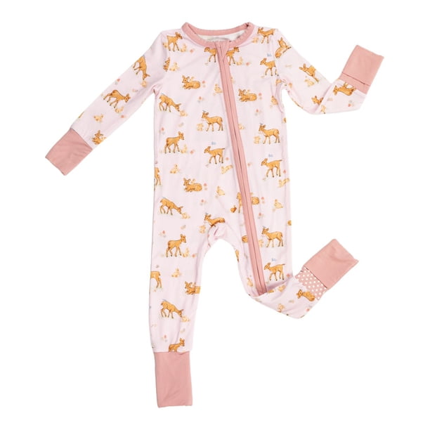 Angel Dear Baby Girls Convertible Zipper Romper - Samsclub.com