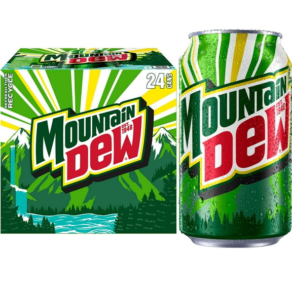 Mountain Dew Soda 12 fl. oz., 24 pk.