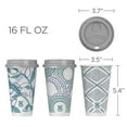 thumbnail image 2 of Dixie® To Go 16 oz. Paper Cup with Leak-Resistant Lid, 75 ct., 2 of 9