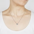 thumbnail image 6 of Lab Created Solitaire Diamond Pendant Necklace in 18K Gold, 6 of 7