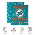 thumbnail image 6 of Logo Brands Miami Dolphins 60"x70" Super Plush Blanket, 6 of 7