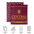 thumbnail image 6 of Logo Brands Central State Marauders 60"x70" Super Plush Blanket, 6 of 7