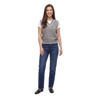 Express Women's V-Neck Cropped Vest