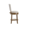 thumbnail image 7 of HH2 Home Santa Clara II Wood and Upholstered Swivel Bar Stool or Counter Stool, 7 of 10