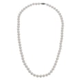 thumbnail image 1 of White Cultured Freshwater Pearl Strand Necklace, 1 of 4