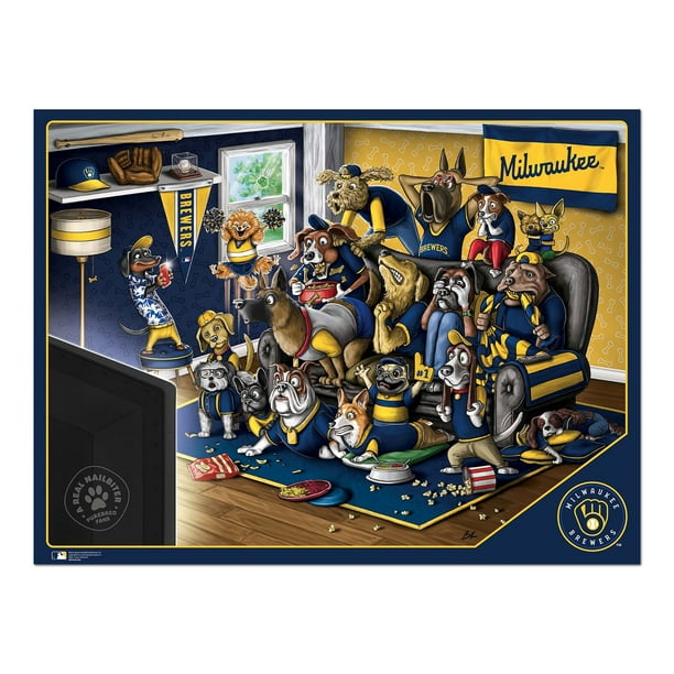 YouTheFan MLB Purebred Fans 500pc Puzzle, Assorted Teams