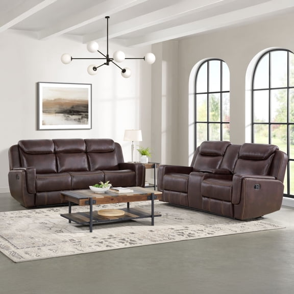 Society Den Lynx Sofa & Loveseat Living Room Set