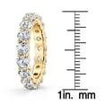 thumbnail image 4 of Lab Created White Sapphire Eternity Band in 14K Gold, 4 of 7