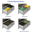 thumbnail image 12 of Seville Classics UltraHD Storage Cabinet with Bottom Drawer, 36” W x 18” D or 24” D x 72” H, 12 of 25