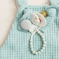 thumbnail image 5 of Tiny Teethers Designs, Signature Silicone Baby Beaded Pacifier Clip Teether, Marble and Rose, 2 pk., 5 of 7