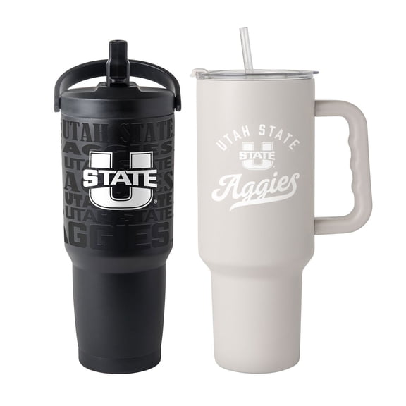 Logo Brands Utah State Aggies Stainless Steel Tumbler Set