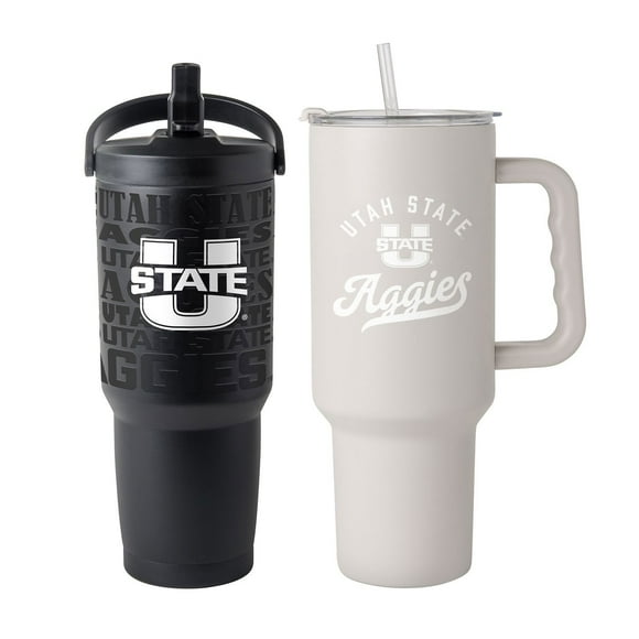 Logo Brands Utah State Aggies Stainless Steel Tumbler Set