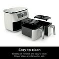 thumbnail image 10 of Ninja Foodi 6-in-1, 8-Quart 2 Basket Air Fryer with DualZone Technology & 2 Bonus Broiler Racks, 10 of 12