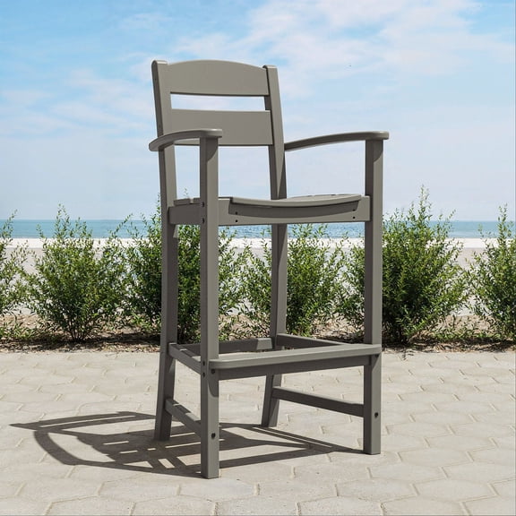 POLYWOOD Gulf Shores Bar Arm Chair