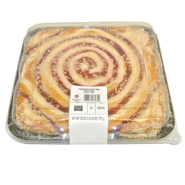 Member's Mark Strawberry Cheese Swirl Coffee Cake (26 oz.)