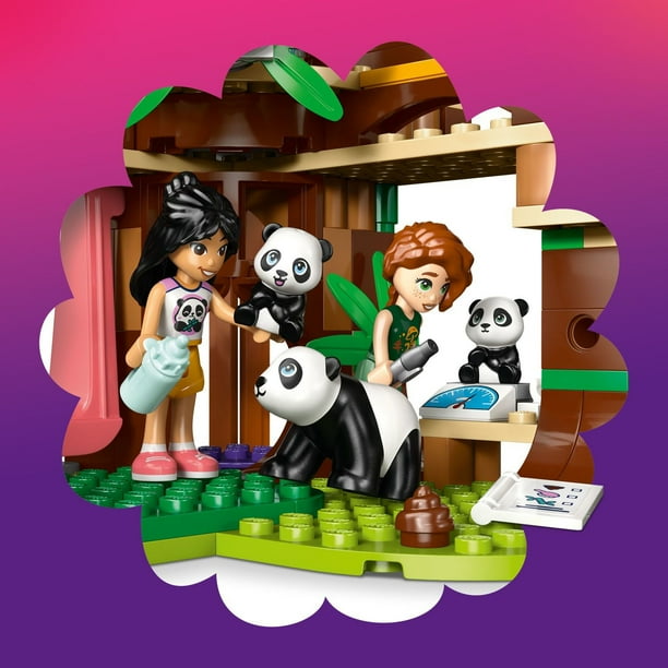 LEGO Friends Panda Sanctuary Animal Care Building Toy, 243 pc