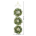 thumbnail image 4 of Member's Mark Pre-Lit 3 Wreath Door Hanger, 4 of 5
