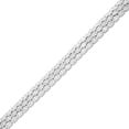 thumbnail image 2 of Oval Cut 3 Row Gemstone Bracelet in Sterling Silver, 2 of 4